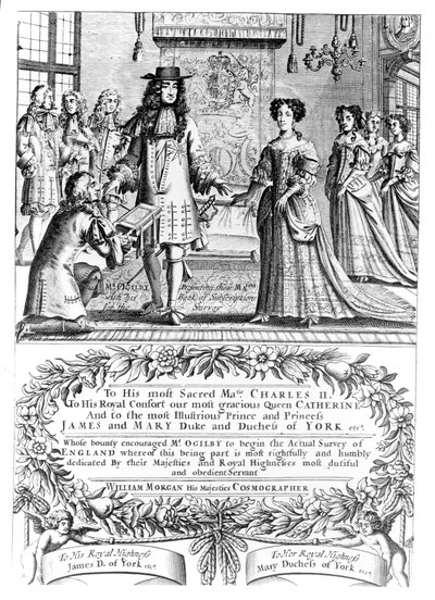 John Ogilby Presenting His Subscription List for 